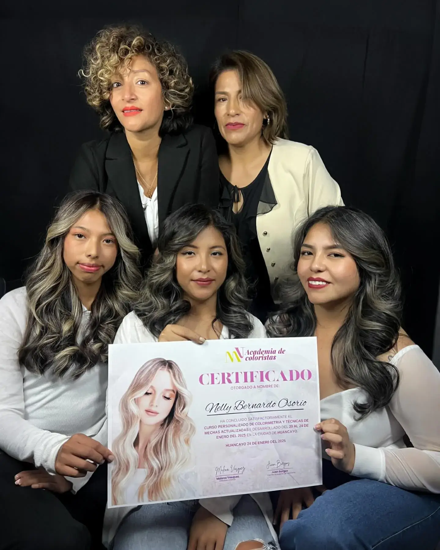 Certificado de Colometría por Malena Vásquez